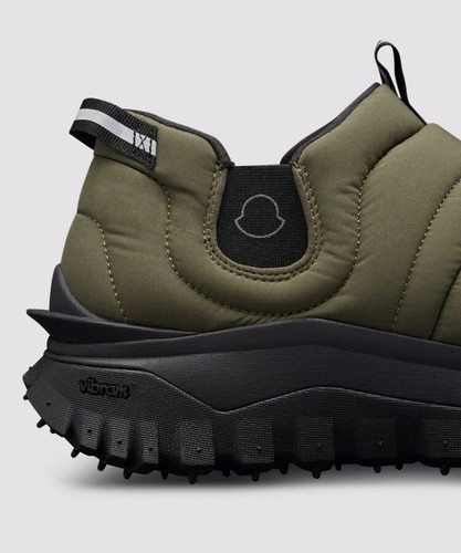 AUTENTICO Moncler Trailgrip Après Trainers Verde Oliva-UK 7-EUR 41-US 8-con scatola - Foto 8 di 9