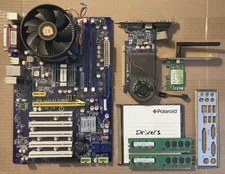 Foxconn P41A-G Motherboard, CPU, GPU, RAM, Wi-Fi card, Driver CD Bundle