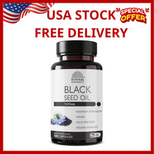 Nutrition Black Seed Extract Nigella Sativa Black Cumin Seed Powder 120 Capsule