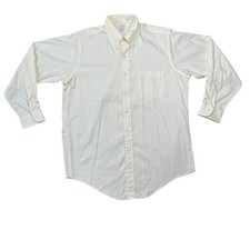 Vintage Brooks Brothers Makers Shirt Mens 15 1/2 - 2 Button Up Yellow Oxford