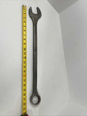 Proto 1252 1-5/8'' Combination Wrench - Vintage Los Angeles Mfg. - Heavy Duty USA