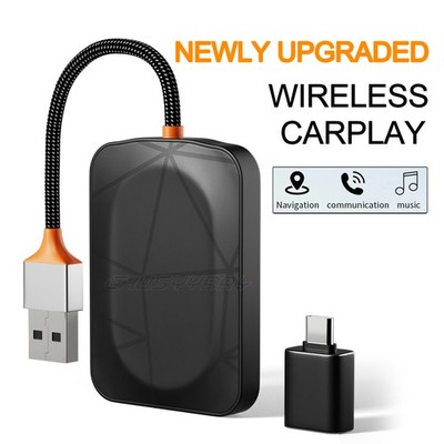 2025 Upgrade Wireless CarPlay Adapter USB Dongle For iPhone iOS   Plug & Play