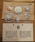 1964 Canada Proof Set 6 Coins Original Cello, Card, Envelope Royal Canadian Mint