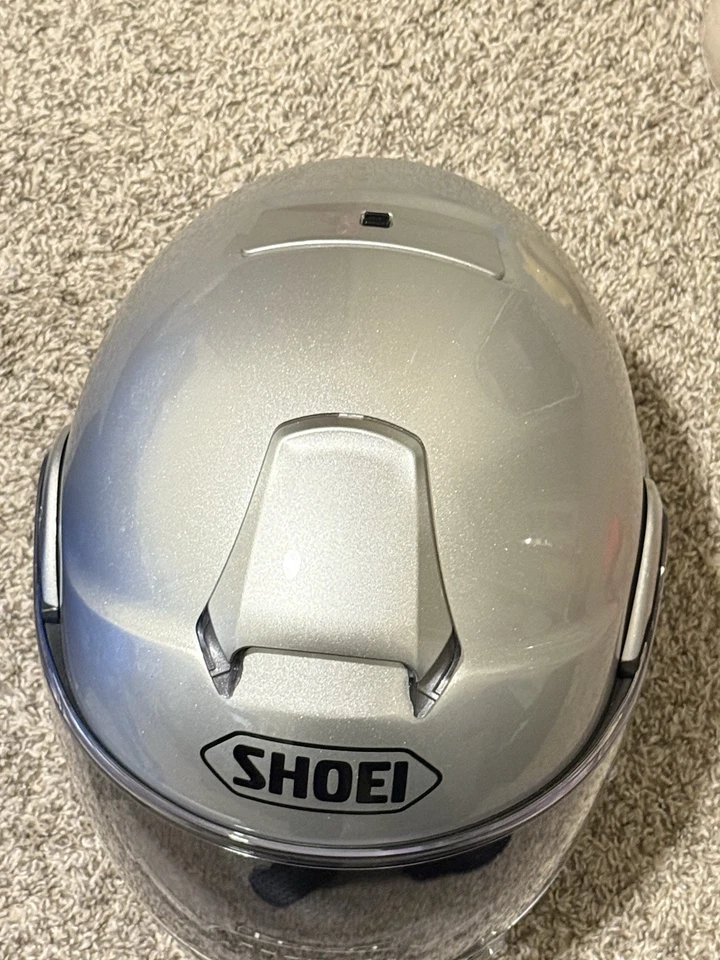 Capacete modular SHOEI Neotec 1 cinza, prata tamanho grande 59-60cm.EUC - Imagem 2 de 4