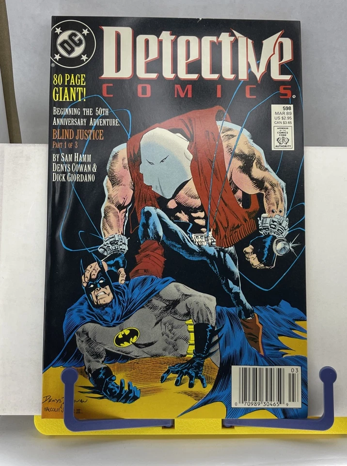 Detective Comics #598 1st App Of Bone Crusher VF+ 80 PG Comic + Hulk Hogan Ad - Image 2 of 4
