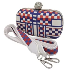 Rare Alexander McQueen Skull Clutch Crossbody 2way Bag 2018