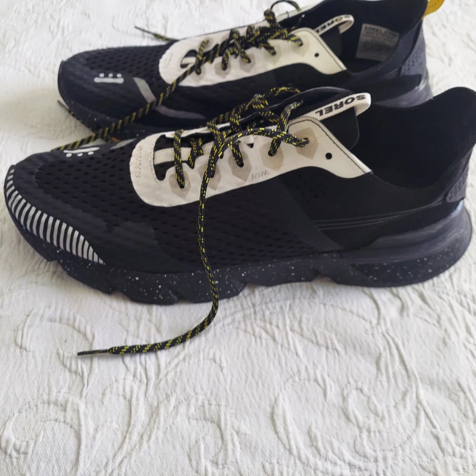 ZAPATILLAS SOREL HOMBRE KINETIC RUSH RIPSTOP TALLA 12 NEGRAS/BLANCAS Foto 3 de 4