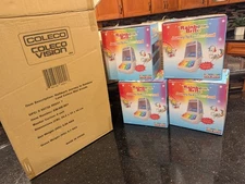 4X  COLECO Electronic Handheld tabletop Arcade Video game console RAINBOW BRIGHT