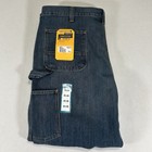 NWT Carhartt Jeans Mens 42x30 Relaxed Fit Denim Blue Workwear Utility BD3327-M