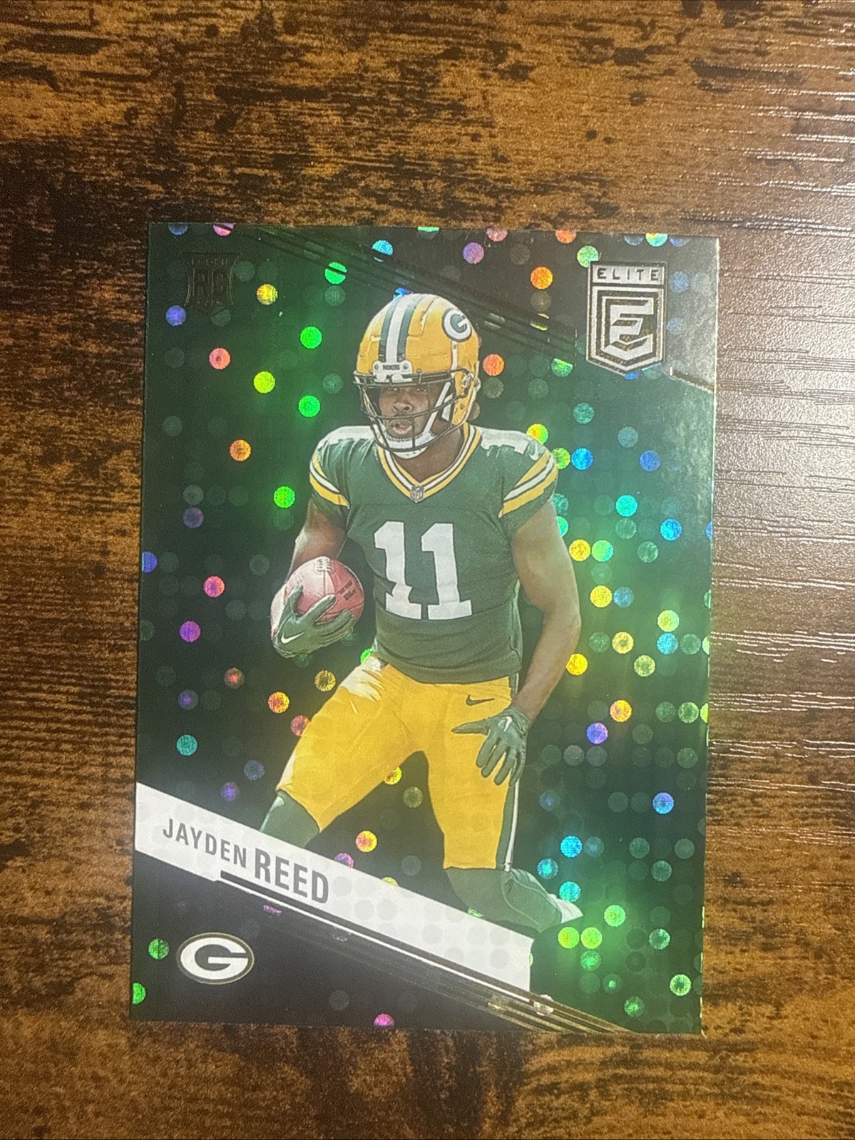2023 Panini Donruss Elite - Rookies Jayden Reed  Green Disco (RC)