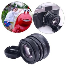 Mini 35mm f/1.6 APSC Manual Fixed Camera Lens for Mirroless XA5 X X0 X X X
