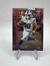 Dawson Knox Leather Football Refractor 2025 Topps Chrome NFL Bills