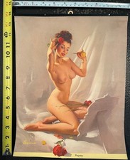 Vintage 1948 Elvgren pin-up calendar top - Perfection - 14