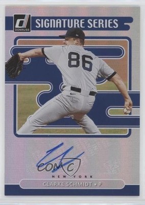 2021 Panini Donruss Signature Series Clarke Schmidt #SS-CS Auto w5b