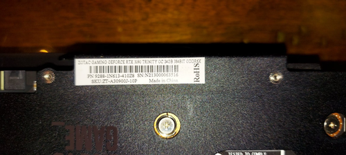 GEFORCE RTX 3090 24 Go GDDR6X Zotac Gaming - Photo 4/6