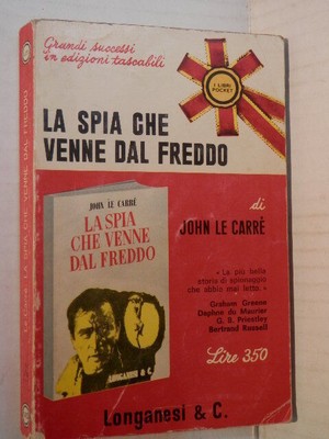 DER SPION, DER AUS DER KÄLTE KAM John Le Carrè Longanesi 1968 Die Taschenbücher 145 von