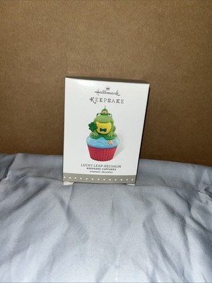 Hallmark Keepsake Cupcakes Ornament #8 Lucky Leap-rechaun St. Patrick's Day Frog