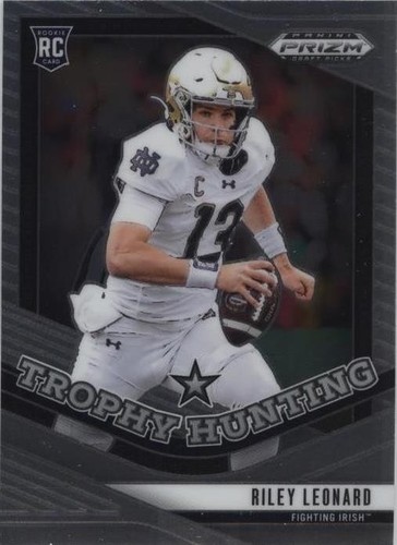 2025 Prizm Draft Picks Joe Montana Riley Leonard Black Color Blast