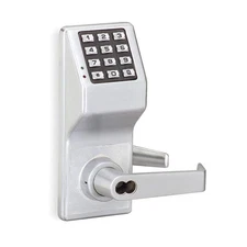 TRILOGY BY ALARM LOCK DL2700IC US26D Electronic Lock,Satin Chrome,12 Button 3ZM8