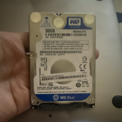 Western Digital WD Blue 500GB 2.5in SATA 5400RPM 8MB HDD WD5000LPVX