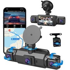 1080P 4 Channel Wifi Dash Cam Driving Recorder HD Car Front Rear Camera G-Sensor