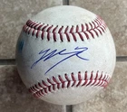 Mikey Romero Boston Red Sox Signed Game Used Major League Baseball MLB