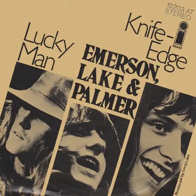 Emerson, Lake & Palmer Lucky Man / Knife-Edge Vinyl Single 7inch Island