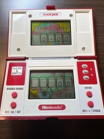 Nintendo Game AND & Watch BJ-60 Black jack Multi Screen - Vintage Game Blackjack