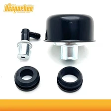 BLACK VALVE COVER BREATHER/90deg PCV BIG BLOCK FORD bbf 429, 460 #4870BK/4201