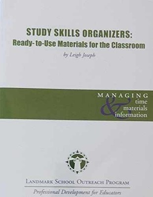 Study Skills Organizers: Ready-to-Use - Paperback, by Leigh Joseph - Very Good