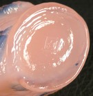 Boyd's Crystal Art Glass BIRD SALT #20 PINK CHAMPAGNE 8-14-79 Cherry Seed NOS — photo 8