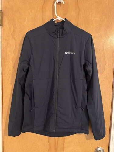 Montane Men's Insulated Lightweight Hiking Jacket Navy Blue, Size S - EXCELLENT - product listing photo