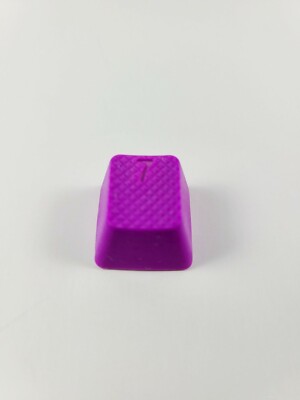 RARE Tai-Hao Neon Purple Rubber 7 Keycap Doubleshot Keycap For Cherry Mx