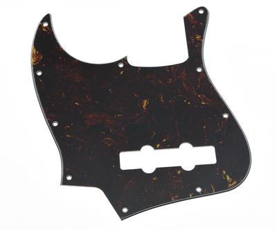 Lefty 4 Saiten Jazz J Bass Schlagbrett Linkshänder Kratzplatte Dark Tortoise