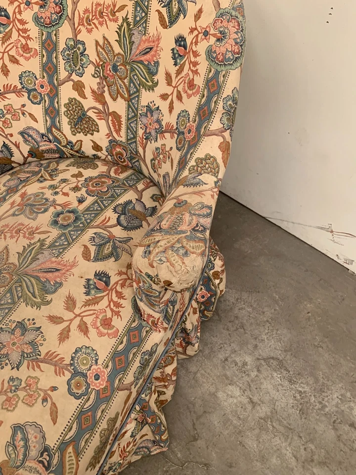 Canapé méridienne Napoléon III Lit de repos XIX siècle - Photo 2/4