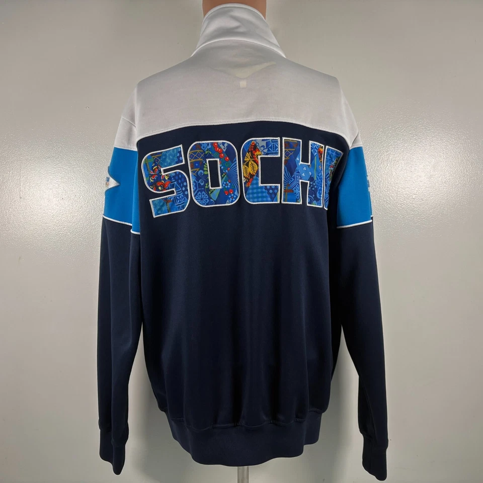 Chaqueta Bosco Sochi 2014 Juegos Olímpicos de Invierno Para Hombre Talla L Cremallera Completa Rusia Oficial Foto 4 de 4