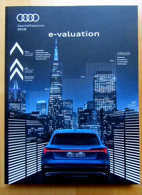Geschäftsbericht, Annual Report, AUDI AG - 2018, ca. 300 Seiten, TOP ZUSTAND