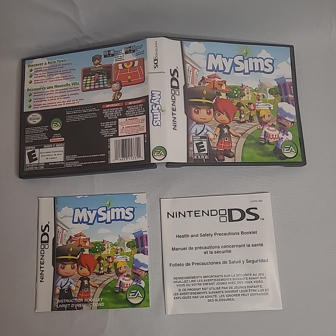 Nintendo DS MY SIMS Case & Manual Only 14633153354| eBay