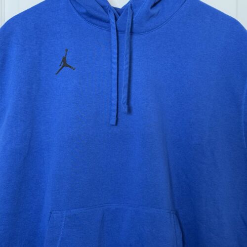 Jordan Men’s XL Dri-FIT Fleece Sleeveless Hoodie Training Top Royal DQ7946-449 - Picture 3 of 8