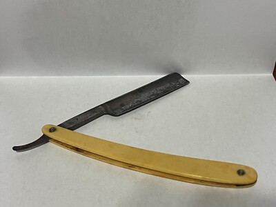 Antique Straight Edge Razor from J.A. Henckels Twin Works Solingen Germany