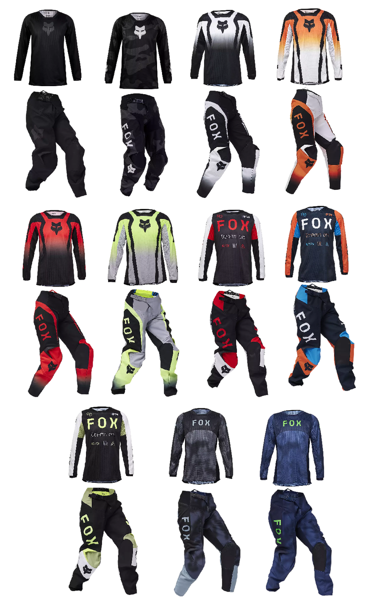 FOX180 キッズ ウェア上下セット Fox Racing 180 Kids Youth Jersey & Pant Riding Gear Combo Set Mx