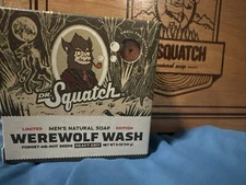 Dr. Squatch WEREWOLF WASH Men's Bar Soap 5 oz LIMITED EDITION!  Halloween
