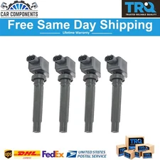 TRQ New Ignition Coils Pack Kit of 4 For 2006-2009 Suzuki Grand SX4