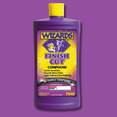 Wizards 11040 Finish Cut No Swirls Compound One Step Buffing 32 oz. Bottle