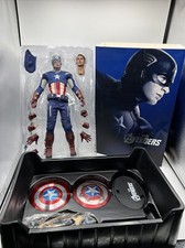 2012 Hot Toys Marvel AVENGERS CAPTAIN AMERICA FIGURE MCU