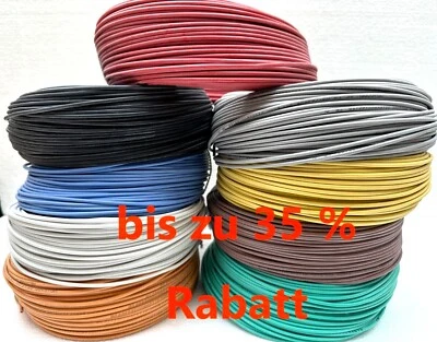 Kabel SIF Silikonkabel Silikonlitze Leitung Silikon flexibel verzinnt 180 grad C