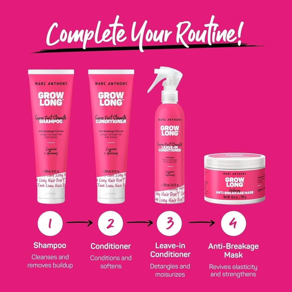 NEW Marc Anthony LeaveIn Conditioner Spray & Detangler, Grow Long Biotin eBay