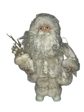 12  White Santa Decoration NWT