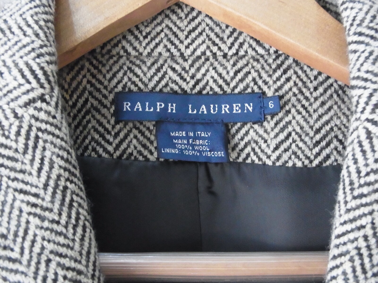 Ralph Lauren Blazer Jacket Wool Coat Women Gray Gr. 34 image 3