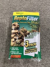 TetraFauna ReptoFilter Filter Cardridges 3 Pack MEDIUM Whisper Disposable